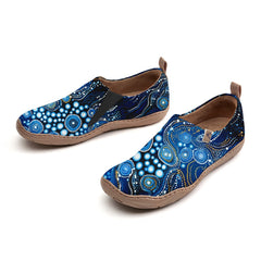 Aboriginal Dot Art Slip-On