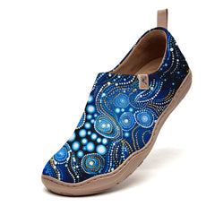 Aboriginal Dot Art Slip-On
