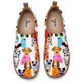 Cute Dog Line Art Slip-On