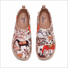 Horses in Tang Dynasty Slip-On