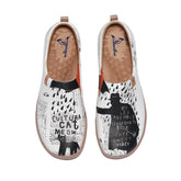 Man and Cat Slip-On