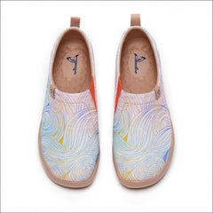 Van Gogh Wheatfield with Cypresses V3 Slip-On