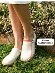 Customizable slip-on flats, women's outdoor walking shoes