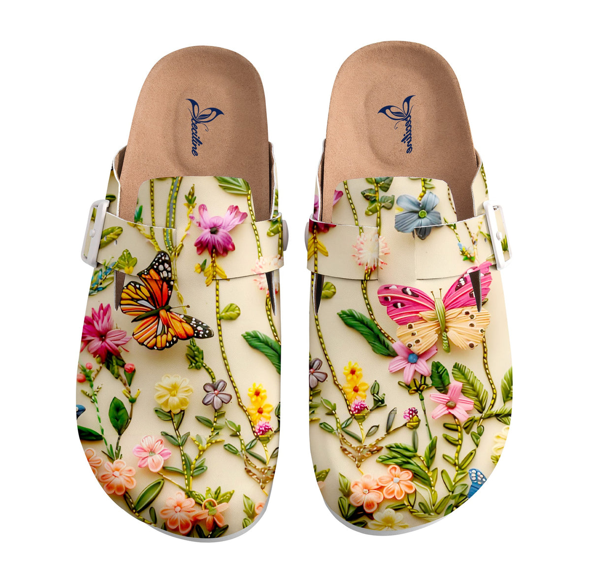 Butterflies in Floral Haven