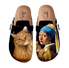 Girl and Cat
