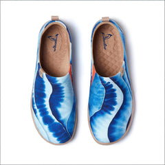 Indigo Waves Slip-On