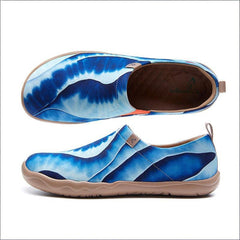 Indigo Waves Slip-On