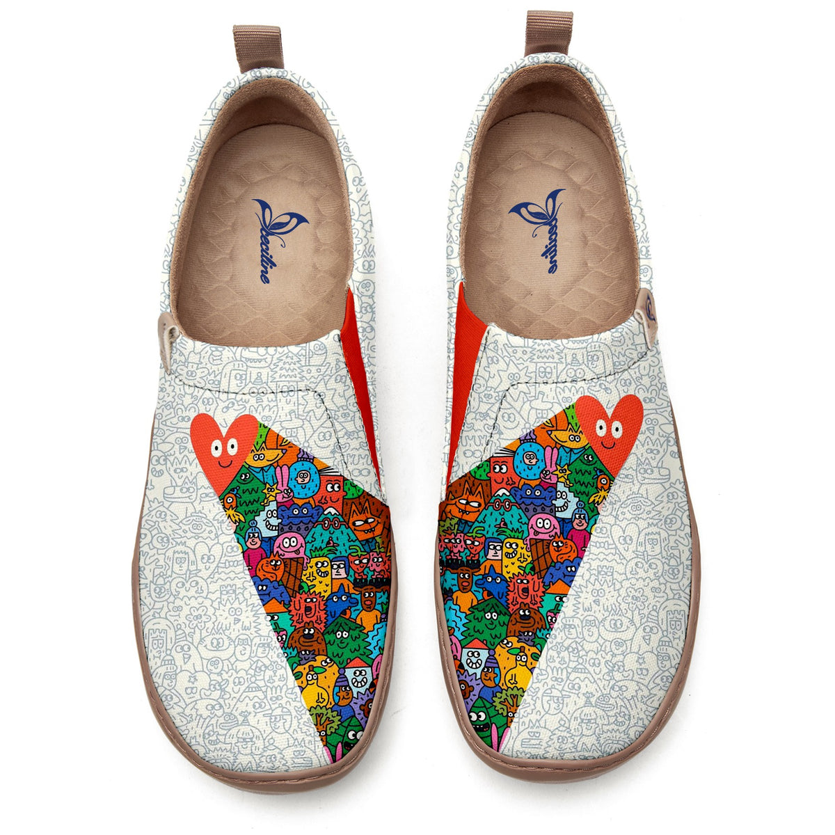 Line Figures Slip-On