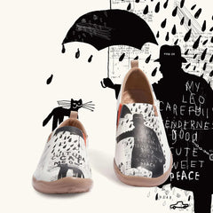 Man and Cat Slip-On