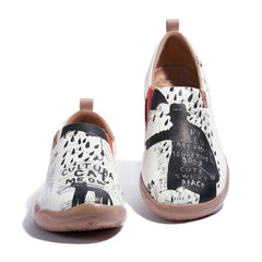 Man and Cat Slip-On
