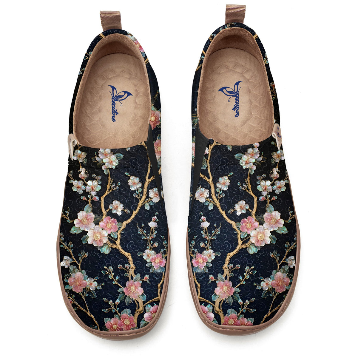 Midnight Sakura Slip-On
