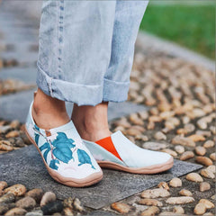 Minty Peony Slip-On