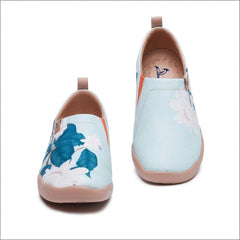 Minty Peony Slip-On