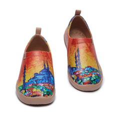 Mosque in Impression Slip-On