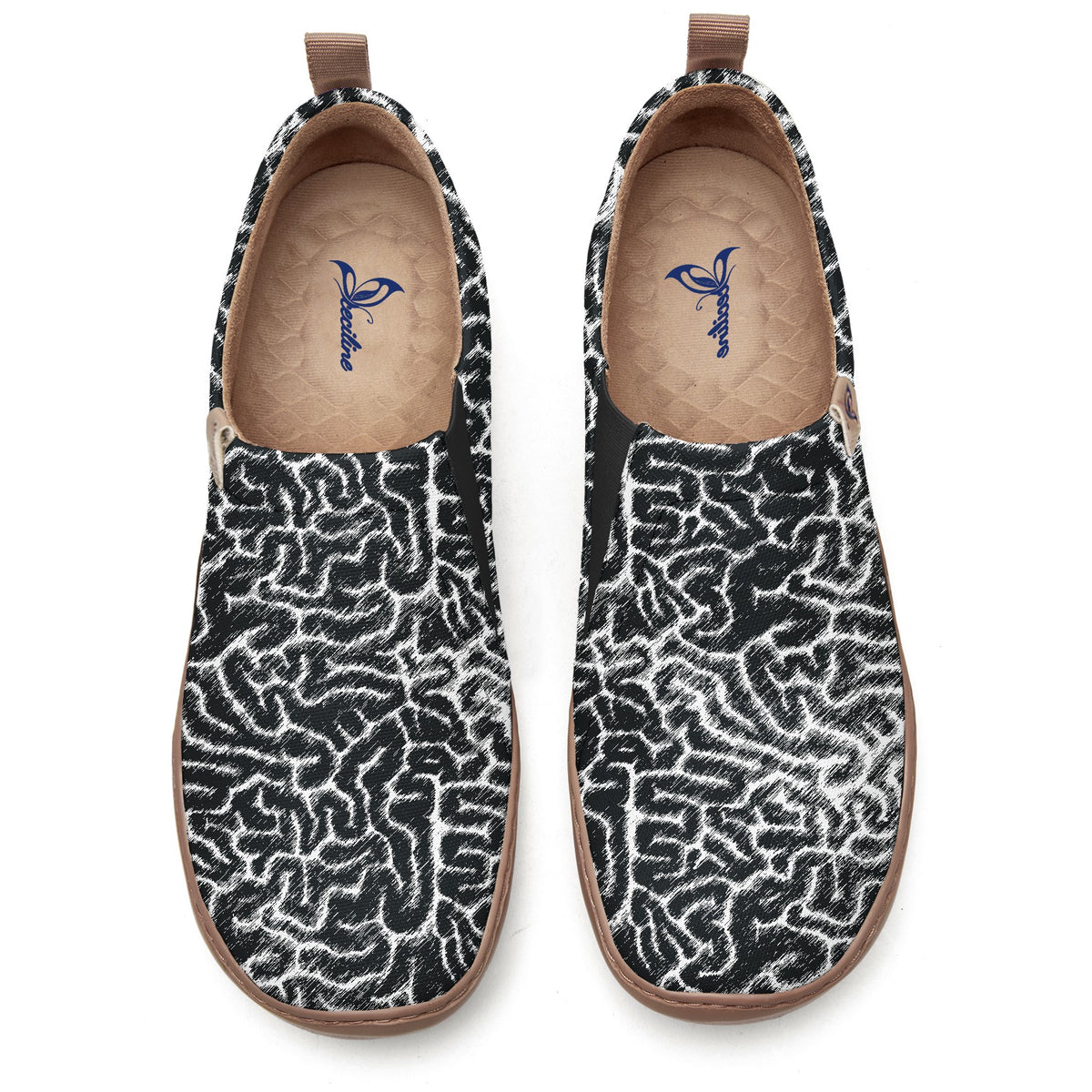Noir Maze Slip-On