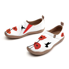 Simple Flowers And Birds Slip-On