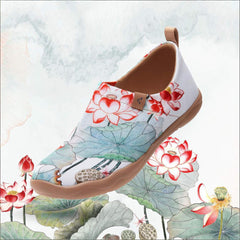 Tranquil Lotus Slip-On