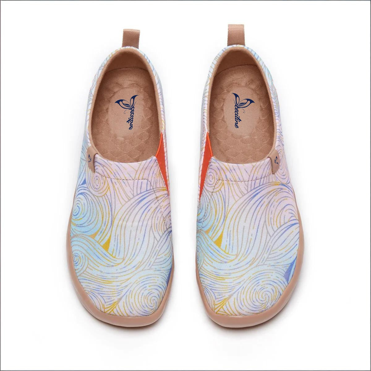 Van Gogh Wheatfield with Cypresses V3 Slip-On