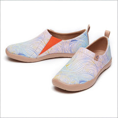 Van Gogh Wheatfield with Cypresses V3 Slip-On