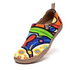 Whimsical Eye - world Slip-On